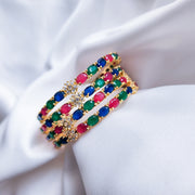 Multicolored bangles