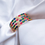 Multicolored bangles