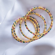Multicolored bangles
